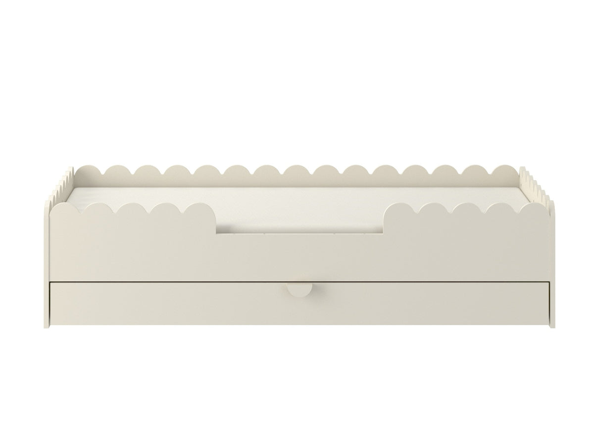 Montessori Bed Book Nook 80x160 cm | Beige