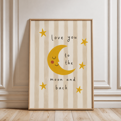Kinderkamer Poster | Dreamy Moon