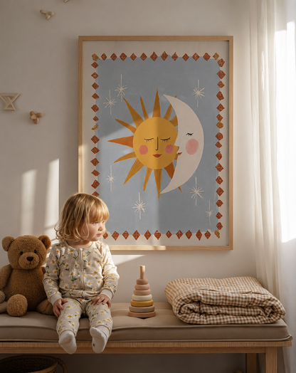 Kinderkamer Poster | Dreamy Skies