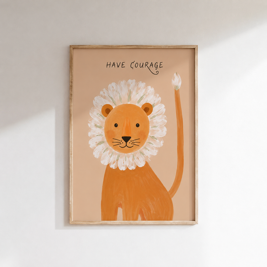 Kinderkamer Poster | Leeuw