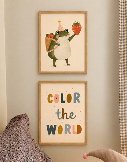 Kinderkamer Poster | Kikker