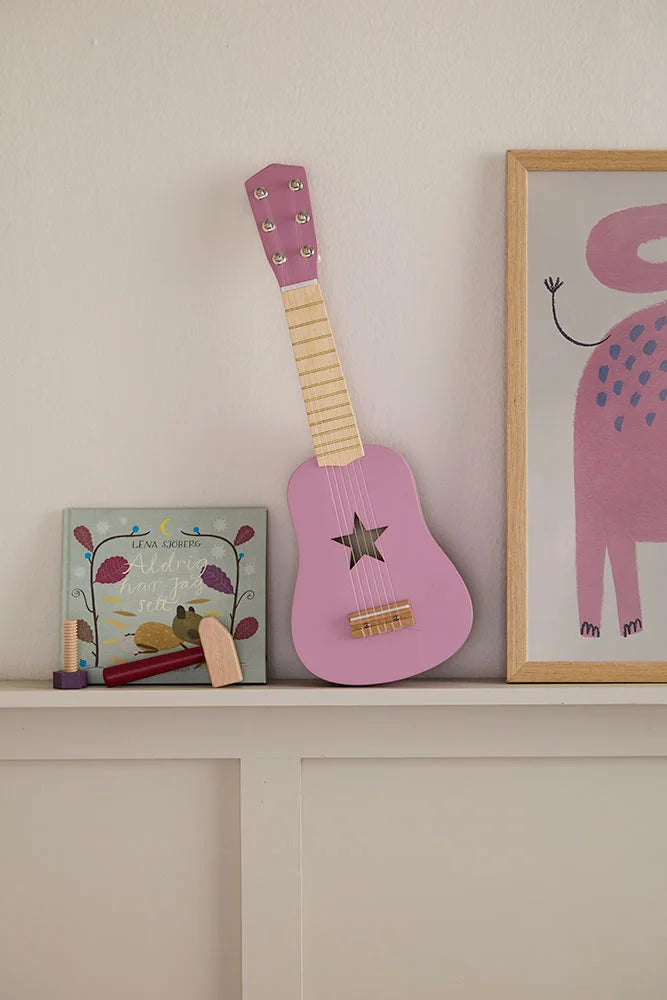 Houten Speelgitaar - Lila