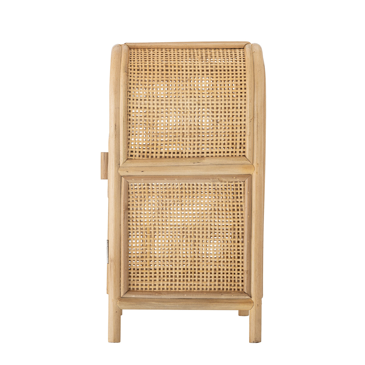 Rotan Nachtkastje met Bloemdeur