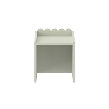 Sage Groen Bubble Montessori Bureau 1 lade met 2 stoeltjes