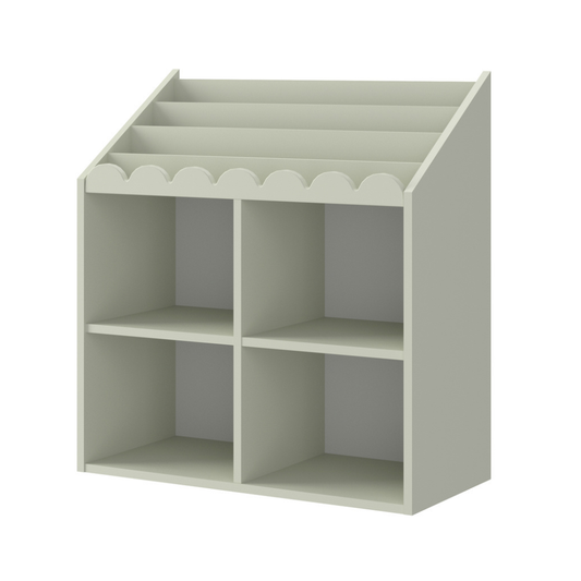 Mint Groen Bubble Montessori Boekenkast – Kinderboekenkast