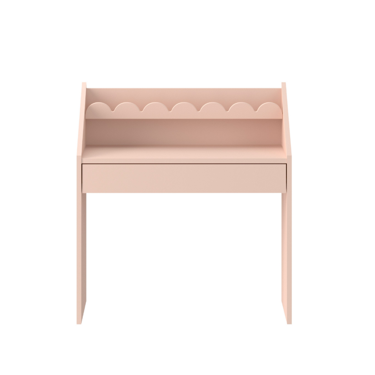 Roze Bubble Montessori Bureau 1 lade met 2 stoeltjes
