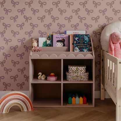 Oud Roze Bubble Montessori Boekenkast – Kinderboekenkast