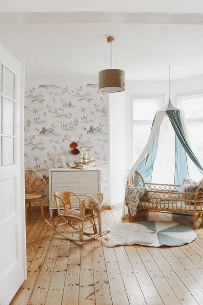 Blauwe Bohemian Bedhemel (luifel) | Circus Collectie