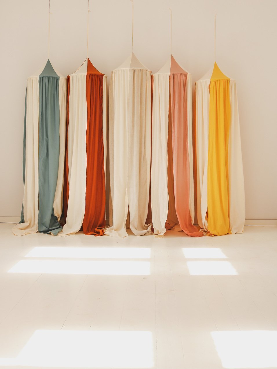Blauwe Bohemian Bedhemel (luifel) | Circus Collectie