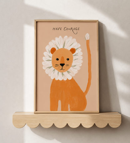 Kinderkamer Poster | Leeuw
