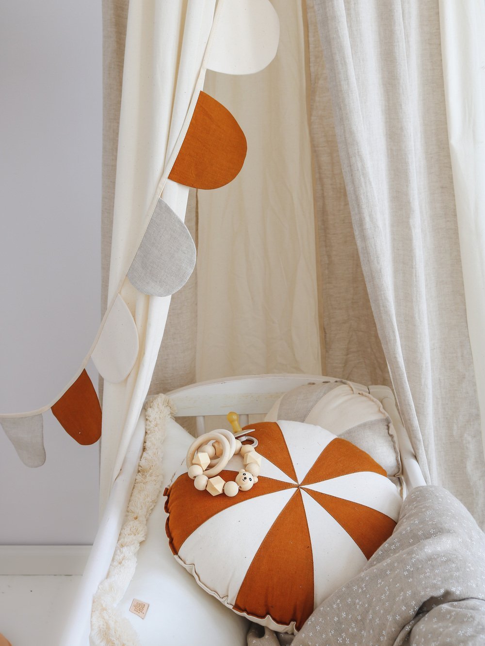 Rond Circus Kussen | 4 kleuren