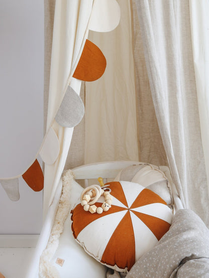 Rond Circus Kussen | 4 kleuren